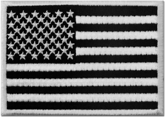 सामरिक अमेरिकी ध्वज कढ़ाई पैच संयुक्त राज्य अमेरिका संयुक्त राज्य अमेरिका सैन्य लोहा प्रतीक पर सीना पर - सफेद और काला