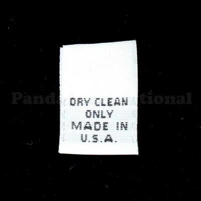 कपड़े के लिए 1000 पीसी बुना नाम टैग मेरो सीमा पीएमएस रंग धोने योग्य कोई सिकुड़ने योग्य नहीं है