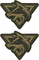 WYNEX Morale Patch Of Wolf Eco - Morale PVC Patch के साथ सेना के सैन्य टोपी के अनुकूल