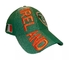 बिल3-डी समायोज्य कढ़ाई बेसबॉल टोपी मेक्सिको देश के अक्षर प्रतीक हरे रंग के साथ लाल
