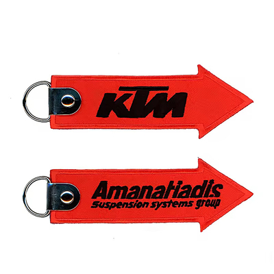 प्रत्यक्ष कारखाने कस्टम प्रचार उपहार लोगो कढ़ाई Keychain
