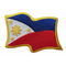फिलीपींस फ्लैग मैरो बॉर्डर कढ़ाई पैच 9 रंग