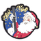 क्रिसमस साइलेंट नाइट मोरेल पीवीसी पैच आर्मबैंड सामरिक सैन्य मनोबल बैज प्रतीक