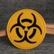 3डी रबर पीवीसी बायोहाज़र्ड परमाणु विकिरण चेतावनी रणनीति को पैच करता है